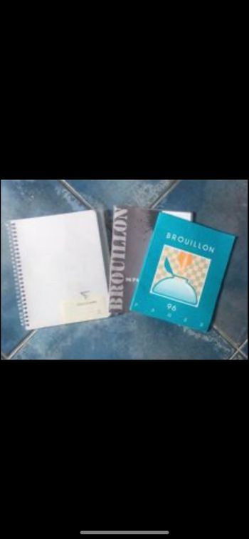 Cahiers de brouillon