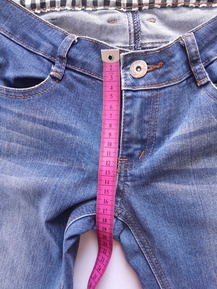 Jean slim taille basse triplix taille 34 - photo numéro 10