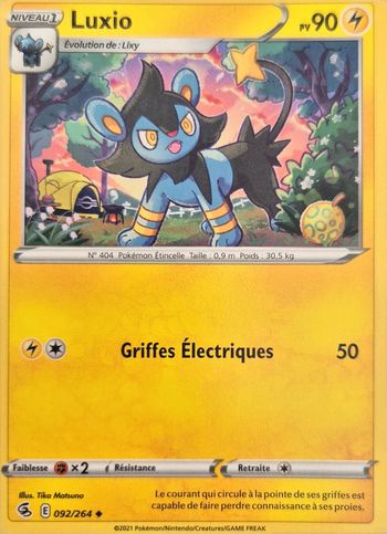 Luxio poing de fusion