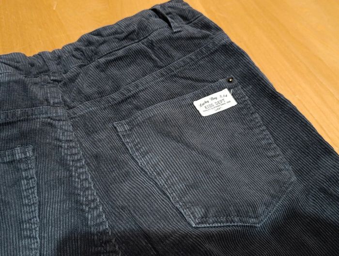 Pantalon velours gris foncé 12 ans - photo numéro 9