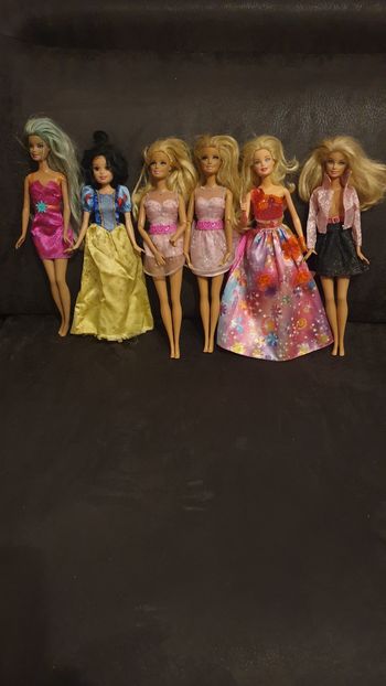 Lot de poupées et accessoires