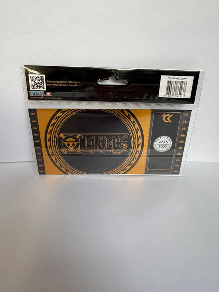 Billet numéroter one piece - photo numéro 2