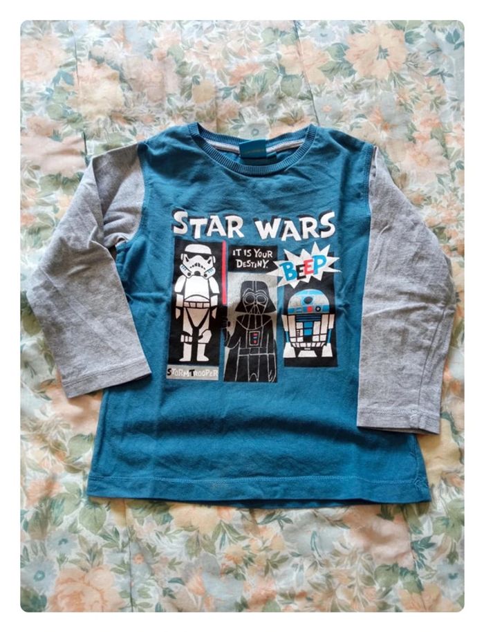 Tee-shirt Star Wars en 3/4 ans