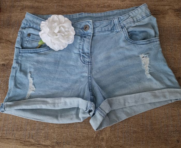 Short fille jean