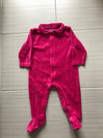 Pyjama rose chaud bébé fille