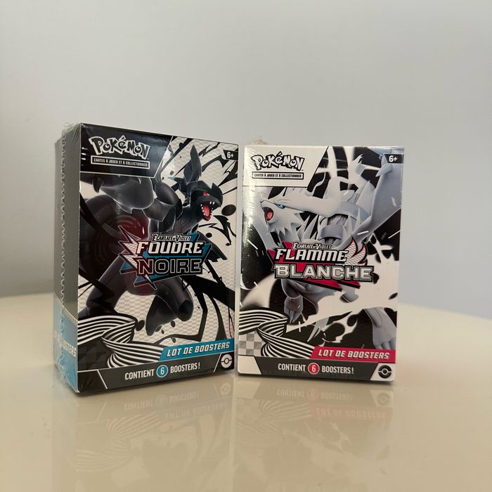 Pokémon :2x  Bundle EV10.5 - Flamme Blanche & Foudre Noire