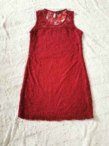 Robe bordeaux pailleté