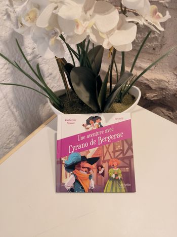 livre une aventure avec cyrano de bergerac - katherine pancol lespeli en tbe