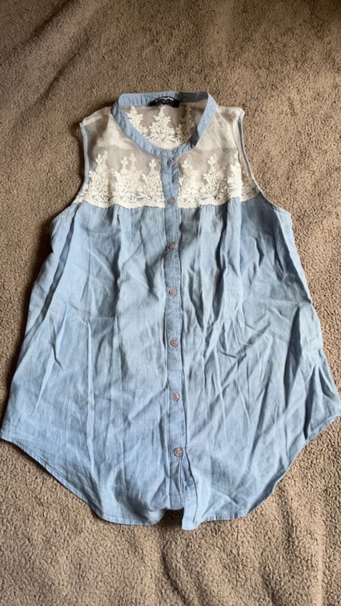 Chemise sans manches Jennyfer taille 34