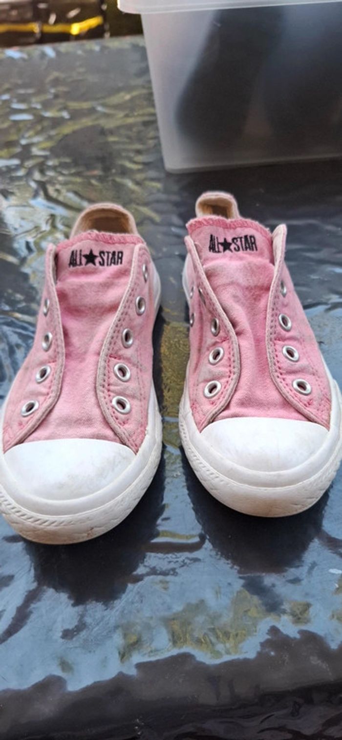 Chaussure converse sans lacet