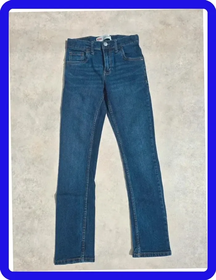 Jeans Levi's 511 W20|FR30 coupe droite bleu Femme-Women pan124 - photo numéro 3
