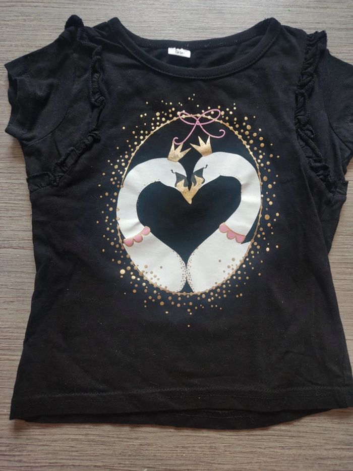 T-shirt cygnes 2 ans