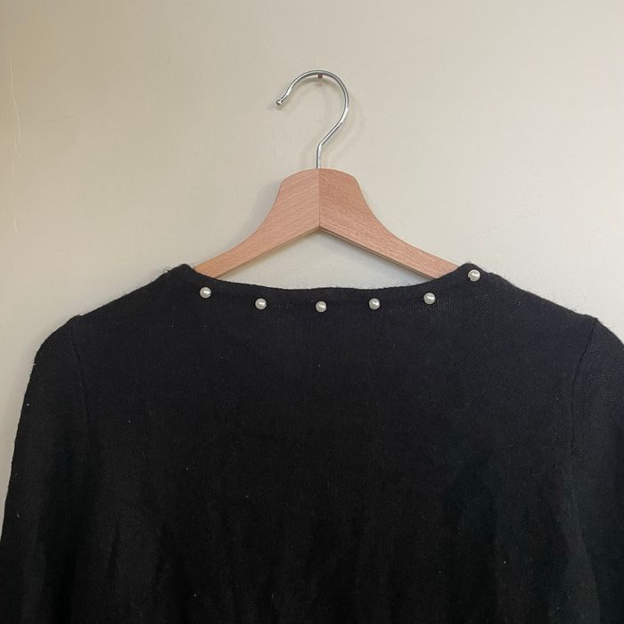 Gilet noir perles Vero Moda Taille M laine & angora chic et chaud V058 - photo numéro 7