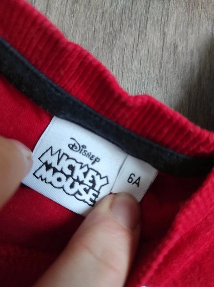 Tee-shirt Noël Disney Mickey 6 ans - photo numéro 3