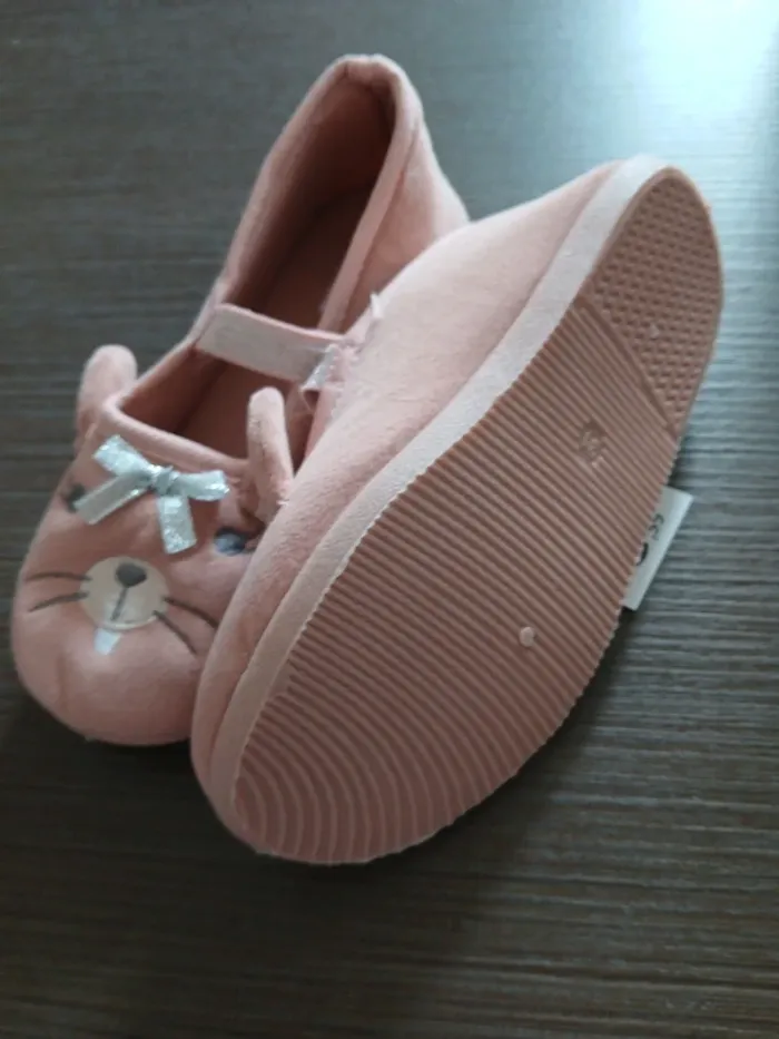 Chaussons fille rose souris 31 - photo numéro 4