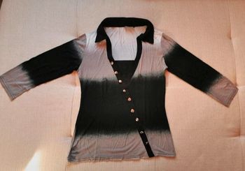 T-shirt à manches 3/4 femme S 36