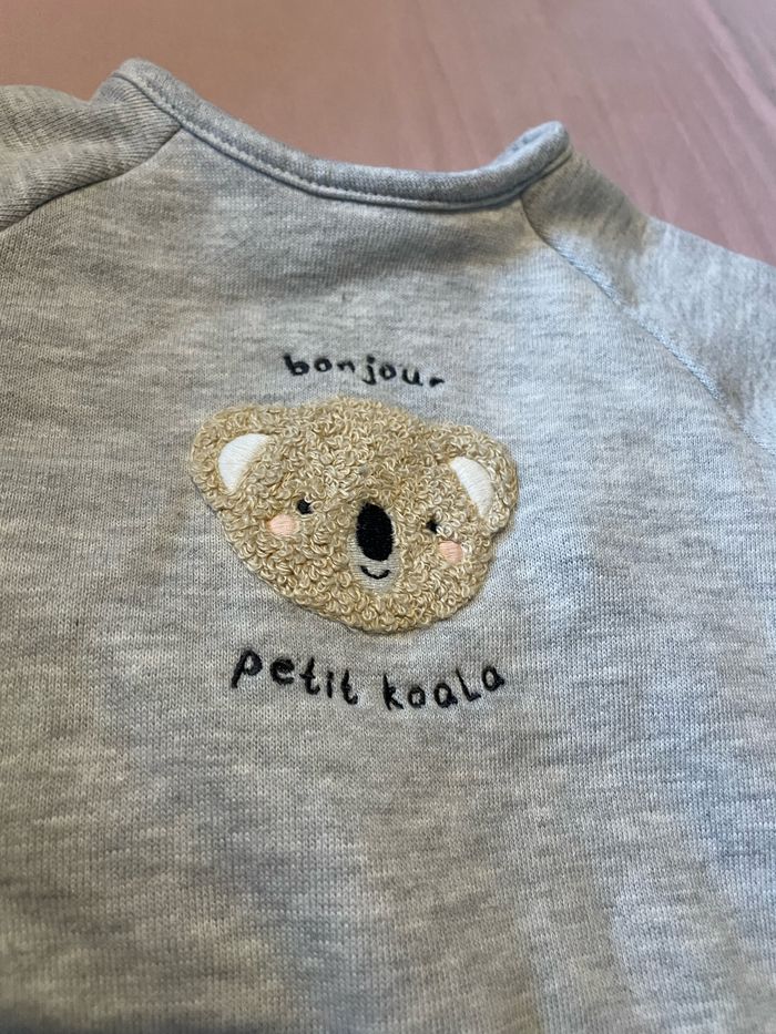 Ensemble gris 3 mois garçon - photo numéro 3