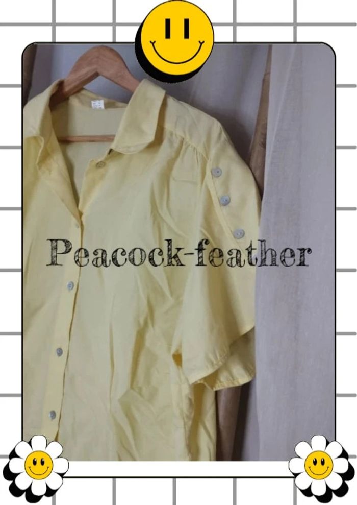 Chemisier jaune neuf vintage 6 - photo numéro 8