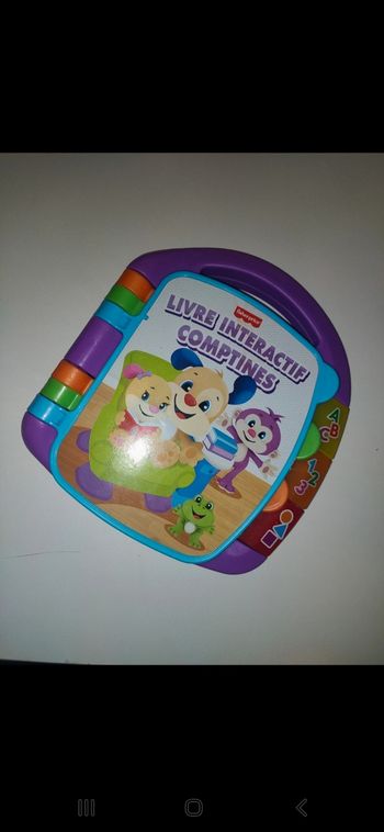 Livre interactif comptine