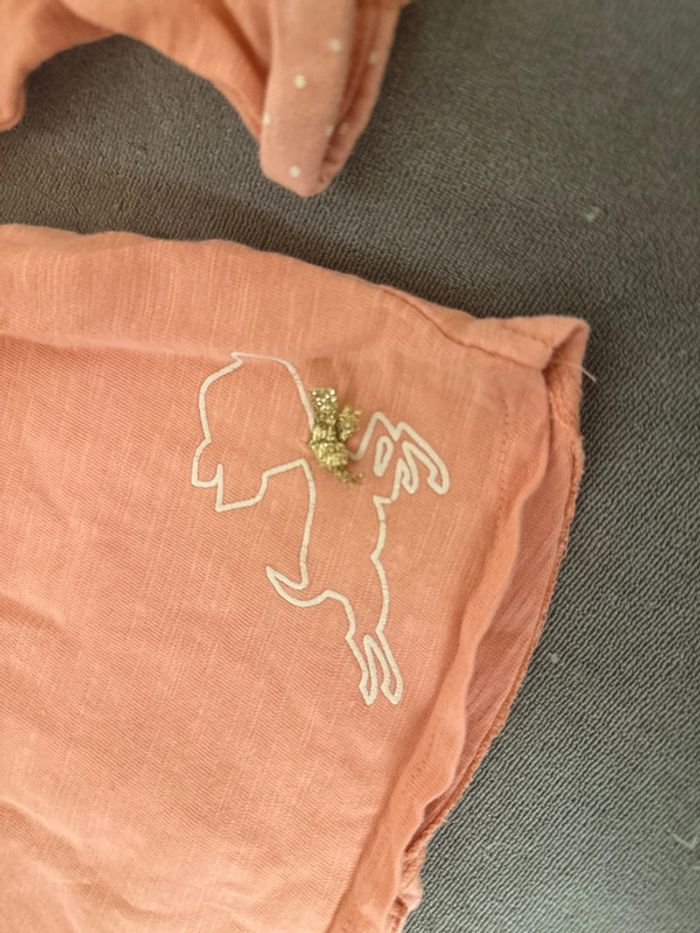 T shirt manches longues effet blouse - photo numéro 2