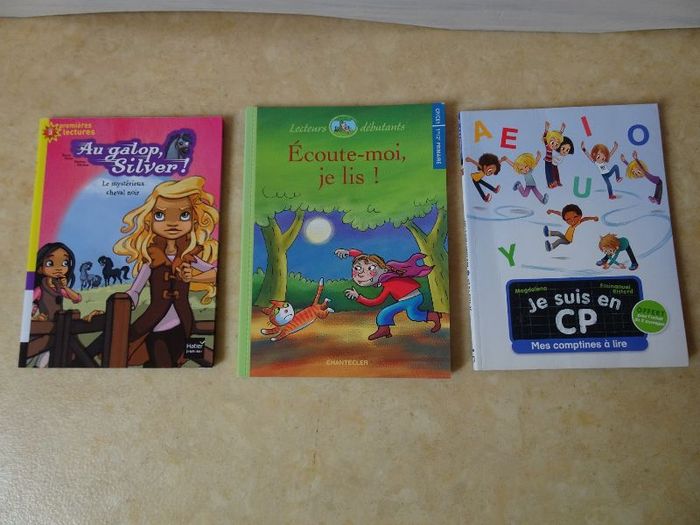 Lot de 3 livres premières lectures CP niveau 3