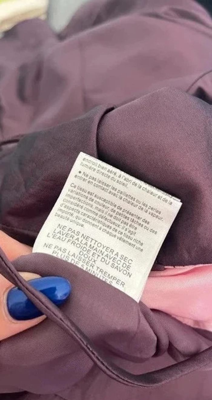 Robe de cérémonie + veste dans les tons de parme/violet - photo numéro 5
