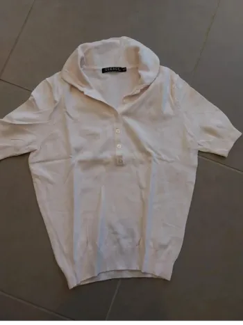 Pull mi saison blanc rosé T36