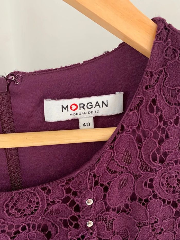 robe casual Morgan bordeaux taille L - photo numéro 10