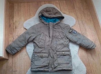 Manteau à capuche kaki Pocopiano 3 - 4 ans