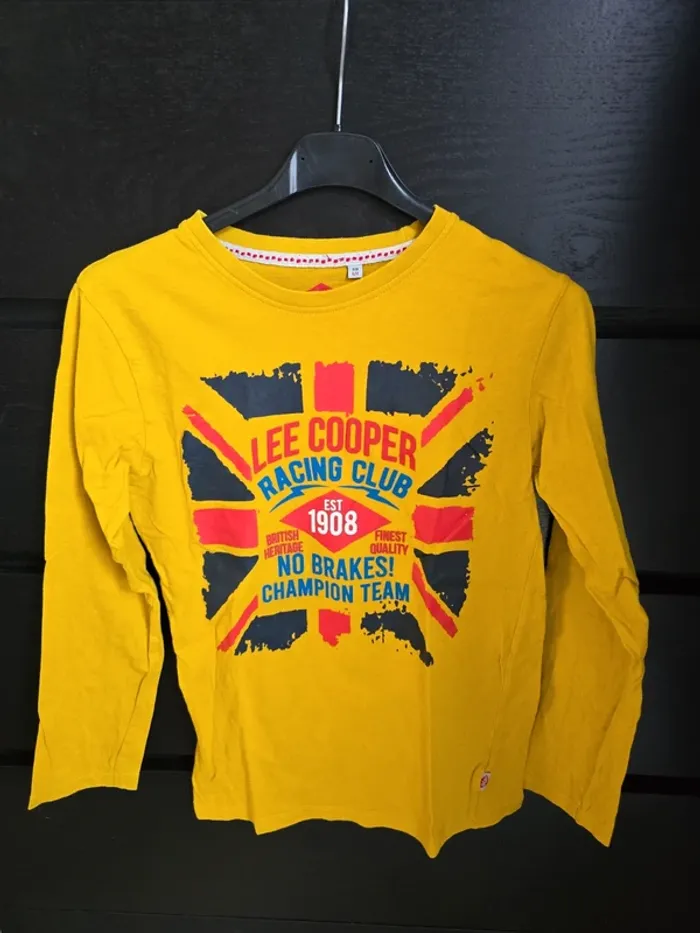 Tee-shirt jaune ML Lee Cooper