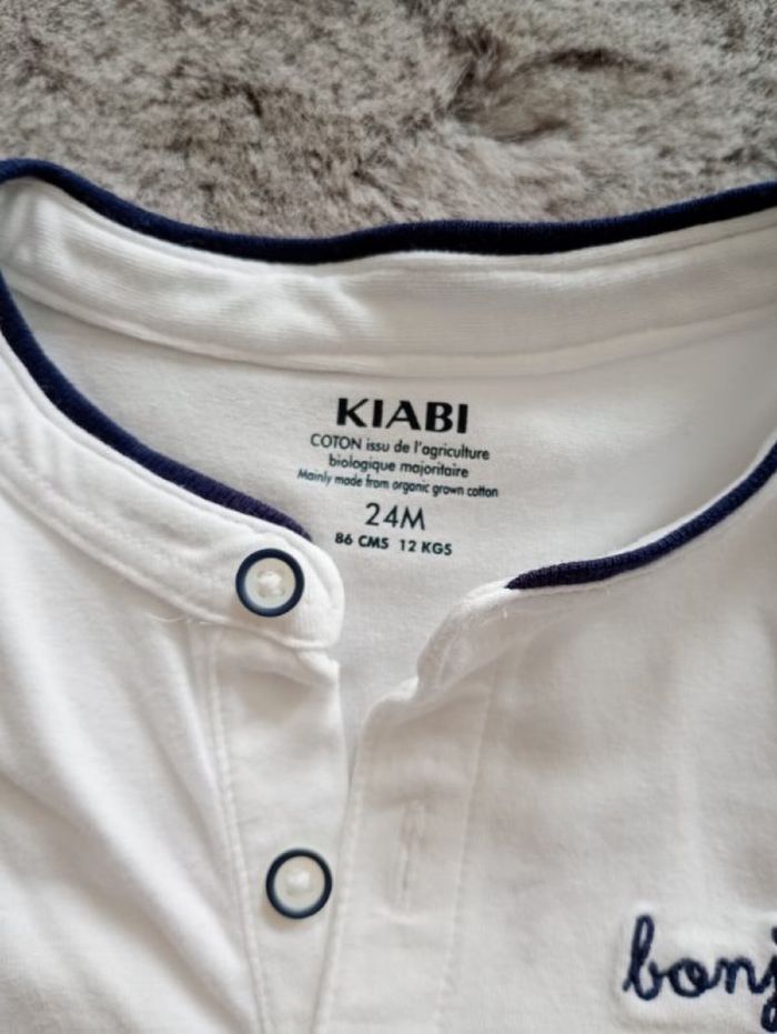 Body blanc Kiabi 24 mois - photo numéro 2