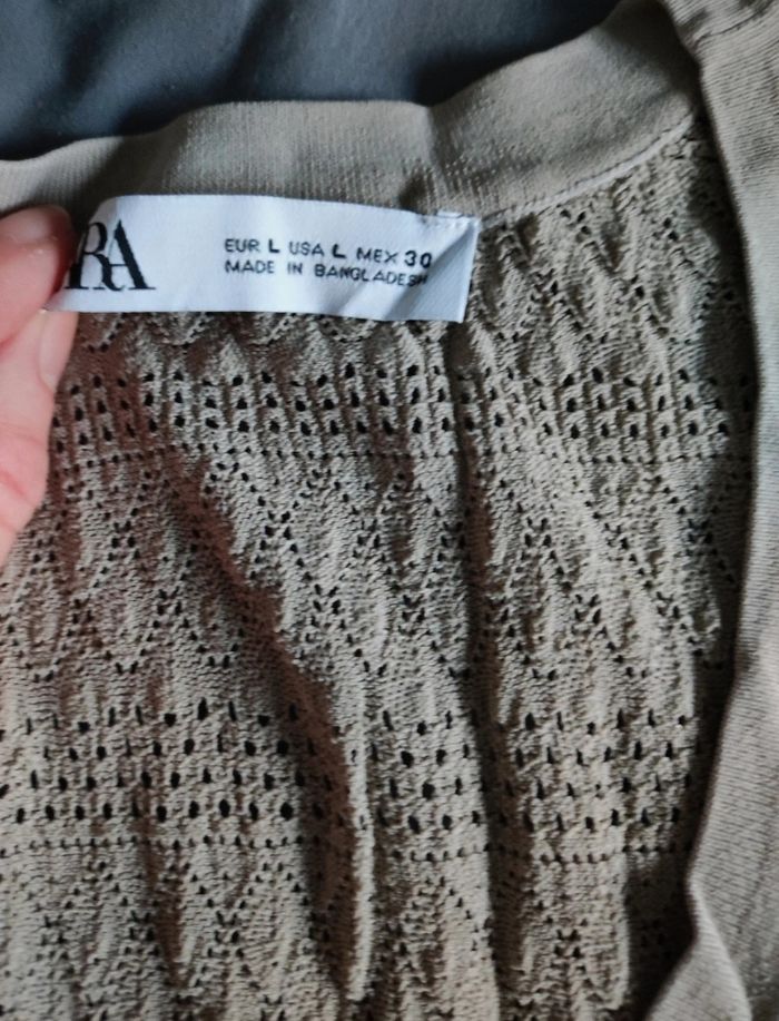 Top beige Zara - photo numéro 2
