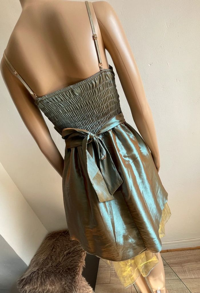 🥂 Robe Cocktail Iridescente & Volants - T.36 🥂 - photo numéro 9