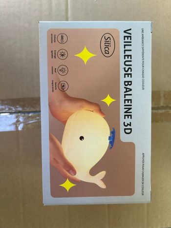 Veilleuse baleine 3D 