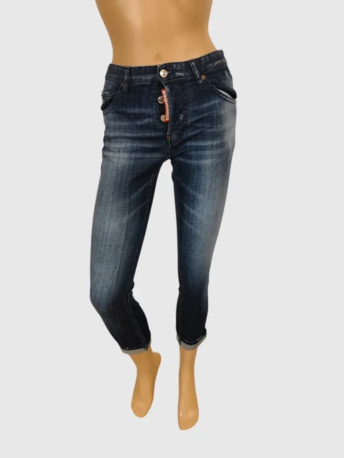 Jean Dsquared2 bleu - Taille 14 ans - photo numéro 2