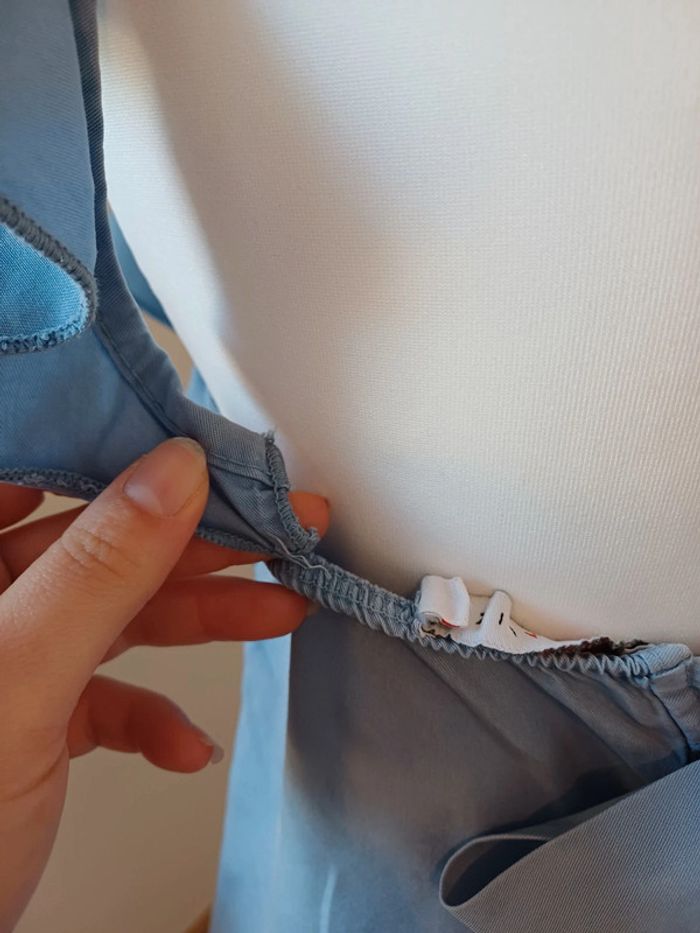 Blouse bleue volantée Lola Liza taille S 36 - photo numéro 7