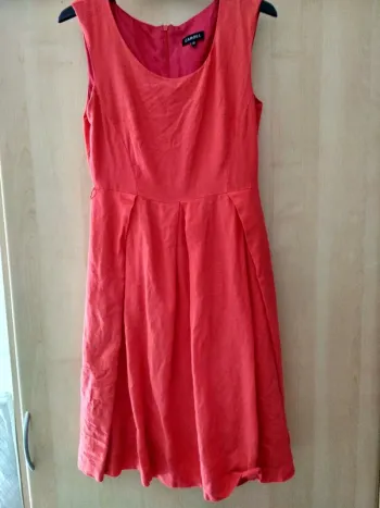 Robe saumon Caroll T38