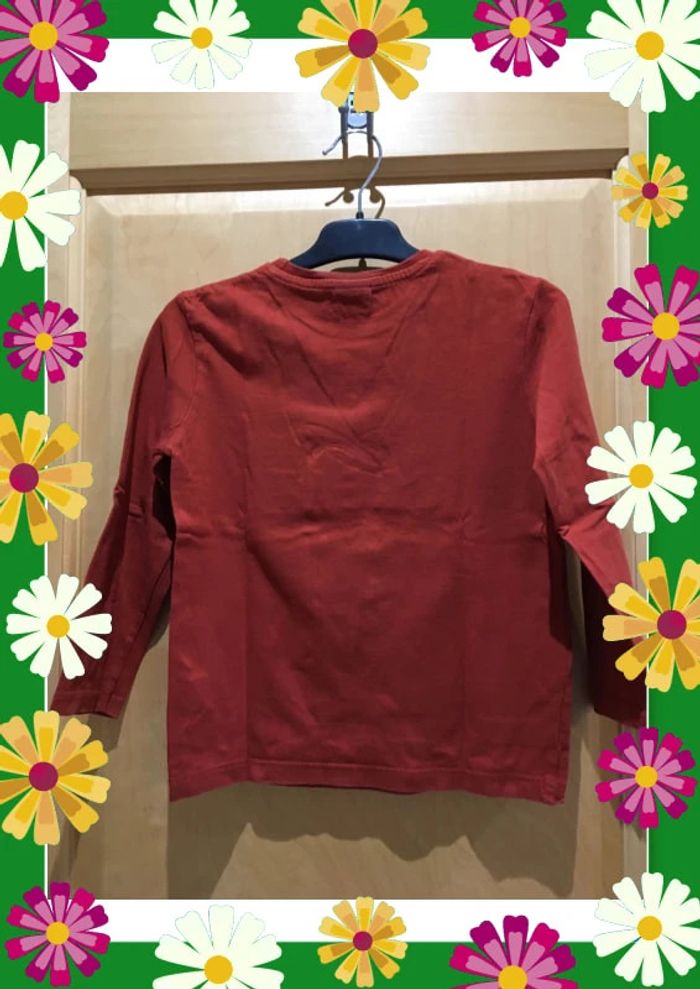 T-shirt rouge tape à l’œil - photo numéro 2