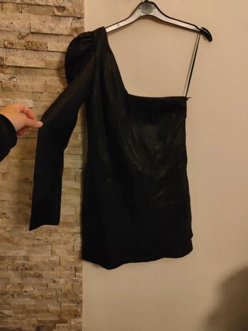 Robe simili cuir Zara taille S