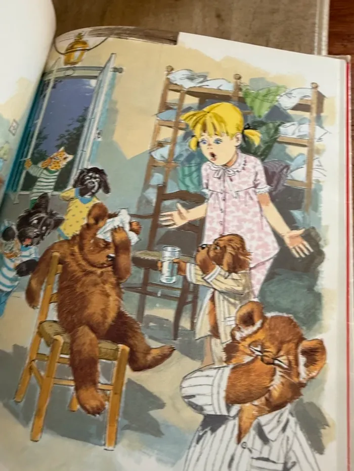 Édition limitée reliure rouge collector - BE Grand livre Caroline et Boum Ermite Pierre Probst - photo numéro 7