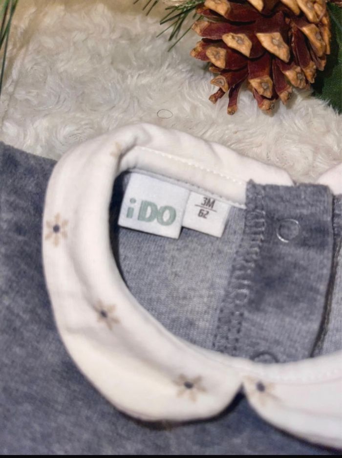 Adorable robe iDO pour bébé fille 3 mois, en très bon état - photo numéro 2