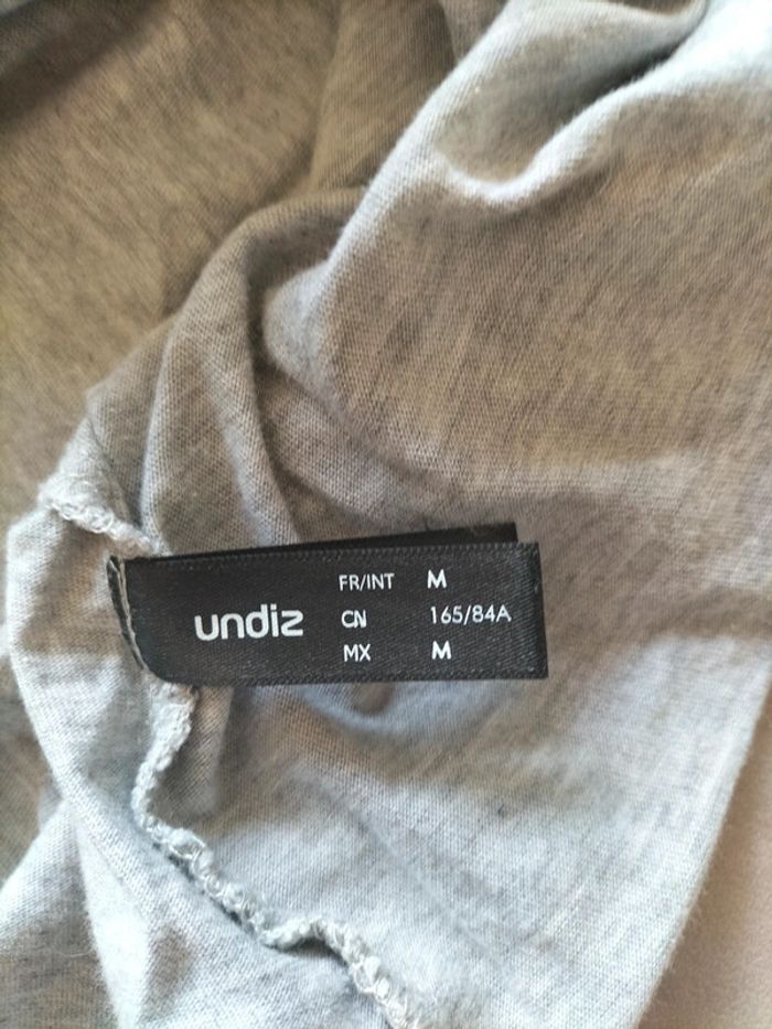 T-shirt gris Undiz – Taille M - photo numéro 6