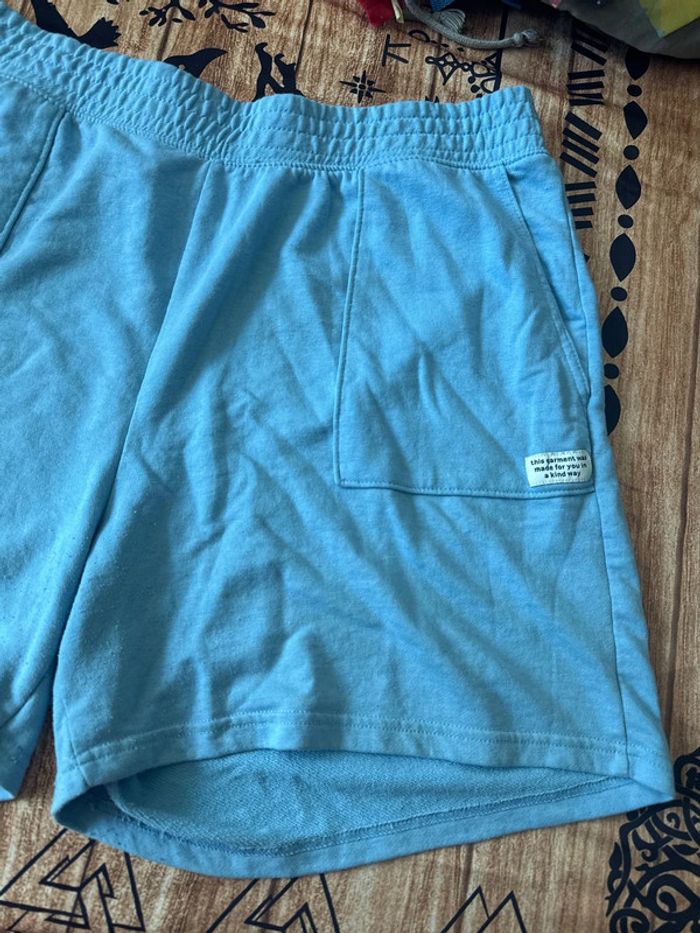 Short bleu ciel grande taille - photo numéro 2