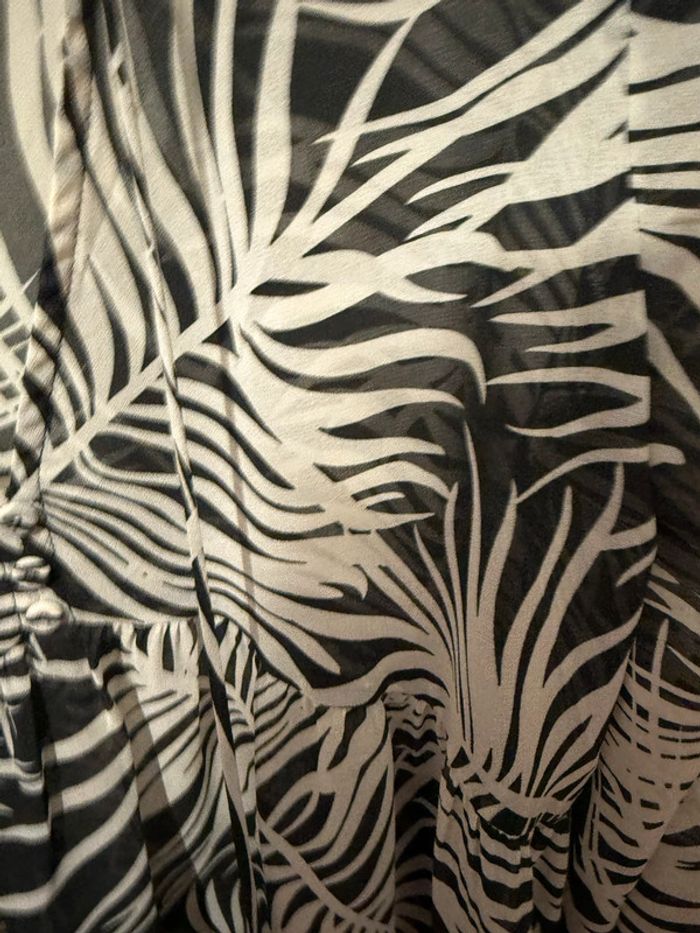 Blouse semi transparente motif tropical grace&mila M - photo numéro 2