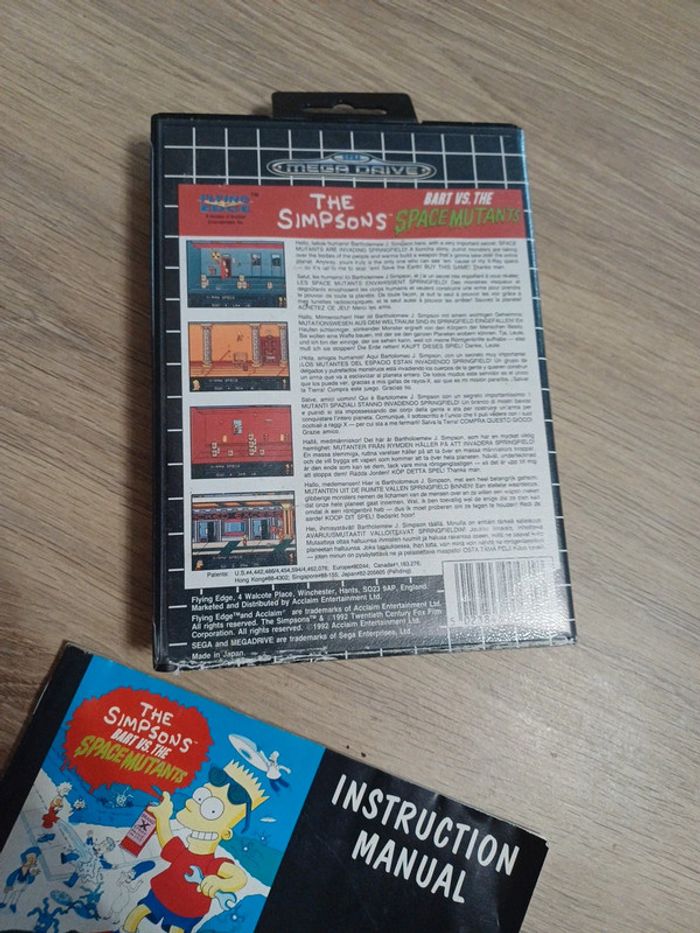 The Simpsons- Bart Vs. The Space Mutant - Sega Megadrive - photo numéro 5