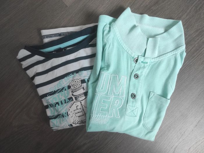 Lot de 2 maillots garçon 8 ans