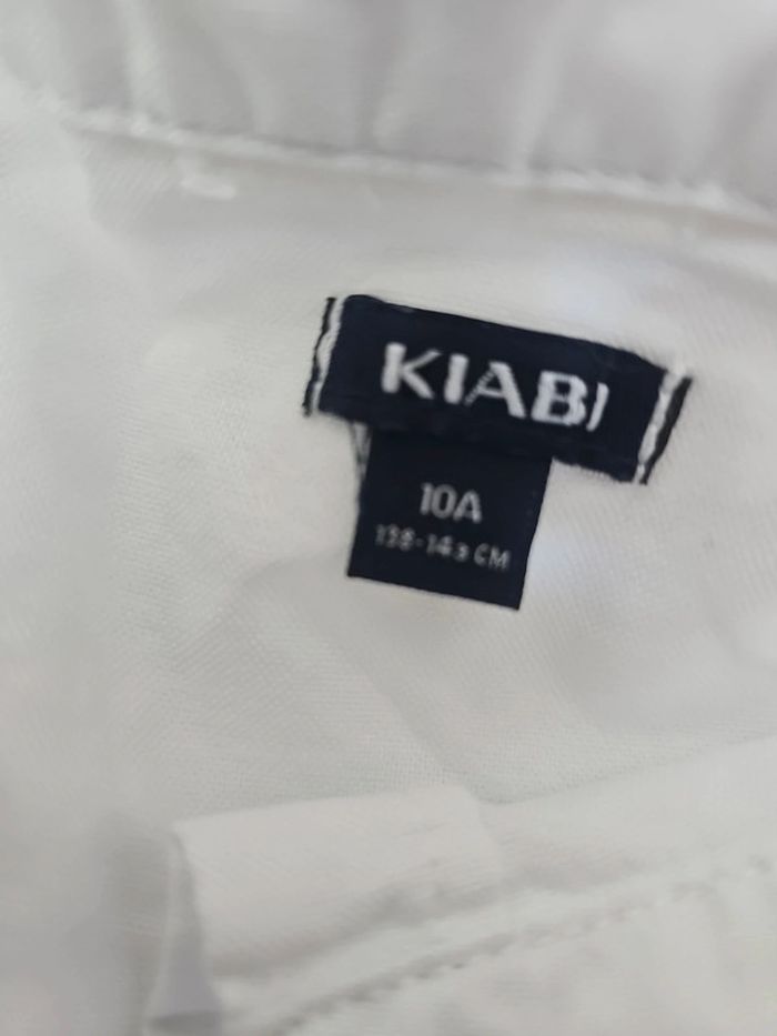 Chemise longue manche garçon taille 10 ans marque kiabi - photo numéro 3