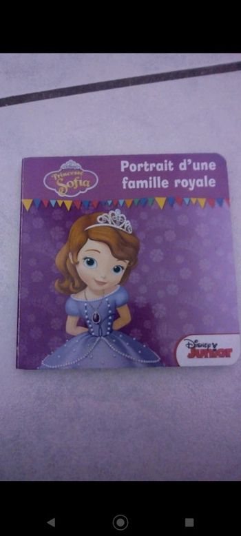 Petit livre rigide Princesse Sofia Portrait d'une famille royale