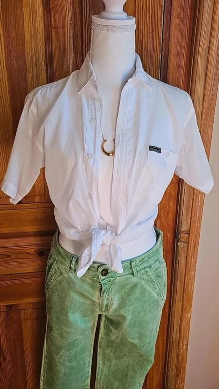 Chemise Blanc du Nil XS mixte