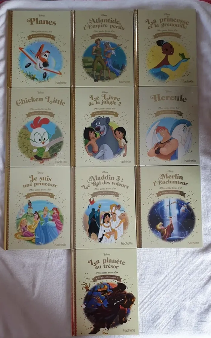Mes petits livres d'or Disney 61 à 70